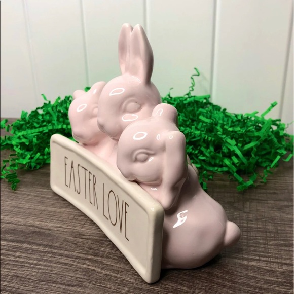 Rae Dunn Easter Love Bunnies Pink - Picture 4 of 4